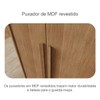 Guarda-Roupa Casal Brest 6 Portas 6 Gavetas 100% Mdf com Espelho Cumaru/Fendi - Pnr Móveis