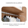 Guarda-Roupa Casal Brest 6 Portas 6 Gavetas 100% Mdf com Espelho Cumaru/Fendi - Pnr Móveis