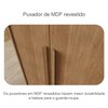 Guarda-Roupa Casal Brest 6 Portas 6 Gavetas 100% Mdf Cumaru - Pnr Móveis