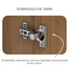 Guarda-Roupa Casal Brest 6 Portas 6 Gavetas 100% Mdf Cumaru/Fendi - Pnr Móveis