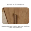 Guarda-Roupa Casal Brest 6 Portas 6 Gavetas 100% Mdf Cumaru/Fendi - Pnr Móveis