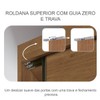 Guarda-Roupa Casal Tullins 3 Portas 6 Gavetas 100% Mdf Cumaru - Pnr Móveis