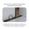 Guarda-Roupa Casal Tullins 3 Portas 8 Gavetas 100% Mdf Neve - Pnr Móveis