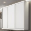 Guarda-Roupa Casal Maestrazza 3 Portas 6 Gavetas 100% Mdf Neve - Pnr Móveis