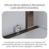 Guarda-Roupa Casal Maestrazza 3 Portas 6 Gavetas 100% Mdf Neve - Pnr Móveis