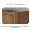 Guarda-Roupa Casal Volano 3 Portas 4 Gavetas com Espelho 100% Mdf Cumaru - Pnr Móveis