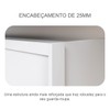 Guarda-Roupa Casal Volano 3 Portas 4 Gavetas com Espelho 100% Mdf Neve - Pnr Móveis