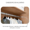 Guarda-Roupa Casal Volano 3 Portas 8 Gavetas 100% Mdf Cumaru - Pnr Móveis