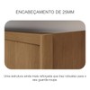 Guarda-Roupa Casal ímola 6 Gavetas 3 Portas 100% Mdf com Espelho Cumaru/Fendi - Pnr Móveis