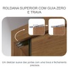 Guarda-Roupa Casal Japão 3 Portas 6 Gavetas 100% Mdf com Espelho Cumaru - Pnr Móveis
