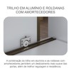 Guarda-Roupa Casal Japão 3 Portas 6 Gavetas 100% Mdf com Espelho Neve - Pnr Móveis