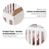 Quarto de Bebê Completo Ternura 1 Porta 3 Gavetas Branco/Jequitibá - Henn