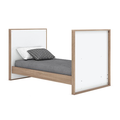 Quarto de Bebê Completo Confete 1 Porta 3 Gavetas Branco/Jequitibá - Henn