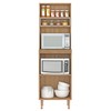 Armário de Cozinha 60,4 Cm Marti 2 Portas Mel/Fendi - Fellicci