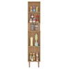 Paneleiro 38 Cm Marti 2 Portas Mel/Fendi - Fellicci