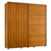 Guarda-Roupa Casal Monet 2 Portas 4 Gavetas 100% Mdf Cinamomo - Madetec