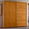 Guarda-Roupa Casal Monet 2 Portas 4 Gavetas 100% Mdf Cinamomo - Madetec