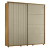 Guarda-Roupa Casal Monet 2 Portas 4 Gavetas 100% Mdf Cumaru/Opala - Madetec