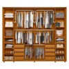 Guarda-Roupa Casala Dali 2 Portas 8 Gavetas 100% Mdf Cinamomo - Madetec