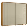 Guarda-Roupa Casala Dali 2 Portas 8 Gavetas 100% Mdf Cumaru/Opala - Madetec