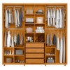 Guarda-Roupa Casal Miro 6 Portas 4 Gavetas 100% Mdf Cinamomo - Madetec