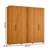 Guarda-Roupa Casal Miro 6 Portas 4 Gavetas 100% Mdf Cinamomo - Madetec