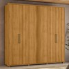 Guarda-Roupa Casal Miro 6 Portas 4 Gavetas 100% Mdf Cumaru - Madetec