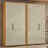 Guarda-Roupa Casal Miro 6 Portas 4 Gavetas 100% Mdf Cumaru/Opala - Madetec