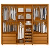 Guarda-Roupa Casal Volpi 6 Portas 6 Gavetas 100% Mdf Cinamomo - Madetec