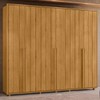 Guarda-Roupa Casal Volpi 6 Portas 6 Gavetas 100% Mdf Cumaru - Madetec