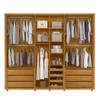 Guarda-Roupa Casal Volpi 6 Portas 6 Gavetas 100% Mdf Cumaru - Madetec