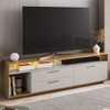 Rack para TV Até 75 Polegadas Reims 1 Porta 2 Gavetas com Led Arenas - Art In Móveis