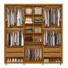 Guarda-Roupa Casal Portinari 6 Portas 4 Gavetas 100% Mdf Cumaru - Madetec