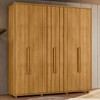 Guarda-Roupa Casal Portinari 6 Portas 4 Gavetas 100% Mdf Cumaru - Madetec