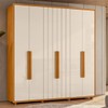 Guarda-Roupa Casal Portinari 6 Portas 4 Gavetas 100% Mdf Cinamomo/Off White - Madetec