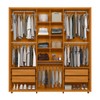 Guarda-Roupa Casal Portinari 6 Portas 4 Gavetas 100% Mdf Cinamomo/Off White - Madetec