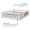 Cama Montessoriana Casal Ana Branco Madeirado - Tigus