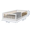 Cama Infantil Montessoriana Ana Branco Madeirado - Tigus