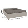 Base de Cama Box Casal Alasca Off White - Pnr Móveis