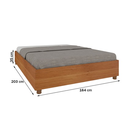 Base de Cama Box Queen Alasca Cinamomo - Pnr Móveis