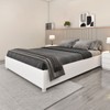 Base de Cama Box Queen Alasca Neve - Pnr Móveis