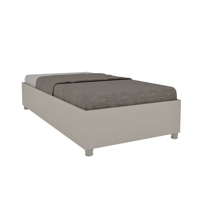 Cama Box Solteiro Alasca Off White - Pnr Móveis