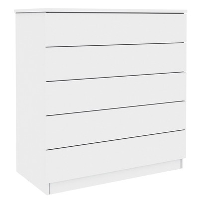 Cômoda Dona Premium 5 Gavetas Neve - Pnr Móveis