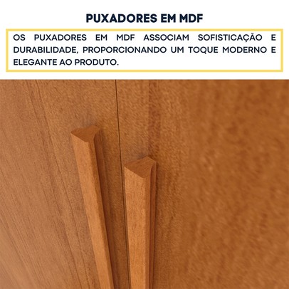 Guarda-Roupa Solteiro Terrarossa 4 Portas 2 Gavetas Cinamomo - Pnr Móveis