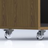 Rack para TV Até 65 Polegadas Loop 2 Gavetas com Vidro e Led Cedro/Preto - Olivar Móveis