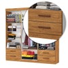 Guarda-Roupa Casal Genova 6 Portas 4 Gavetas Cinamomo - Carioca Móveis