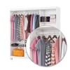 Guarda-Roupa Solteiro Aurora 6 Portas 2 Gavetas 22116 Branco - Carioca Móveis