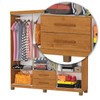 Guarda-Roupa Solteiro Aurora 6 Portas 2 Gavetas 22116 Cinamomo - Carioca Móveis