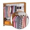 Guarda-Roupa Solteiro Aurora 6 Portas 2 Gavetas 22116 Cinamomo - Carioca Móveis