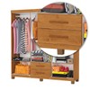 Guarda-Roupa Solteiro Aurora 6 Portas 2 Gavetas com Espelho 22117 Cinamomo - Carioca Móveis